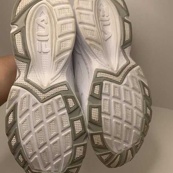 Size 9 Women Shoes FILA Memory Glimpse White/ARBL - Picture 3 of 6